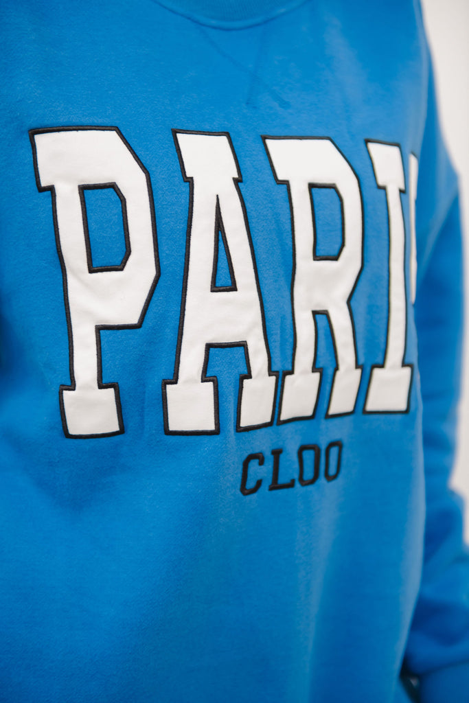 Cloo PARIS City Sweatshirt - Blue – Cloo Active