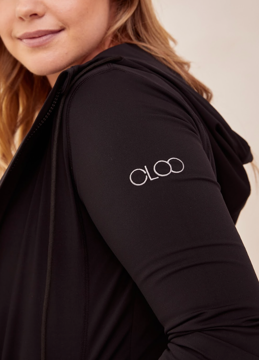 Cloo CLOO Active Hoodie - Black – Cloo Active